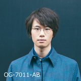Onimegane®のベーシックフレーム。OG-7011AB(アンティークブラック)