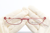 Onimegane®の人気アンダーリム。花飾りありOG-7224R(レッド)