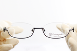 Onimegane®の人気アンダーリム。花飾りありOG-7224BK(ブラック)