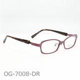 Onimegane®のシンプル定番モデル。OG-7008DR(ダークレッド)