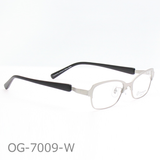 Onimegane®のシンプル定番モデル。OG-7009W(ホワイト:シルバー)