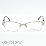 Onimegane®のシンプル定番モデル。OG-7010W(ホワイト:シルバー)
