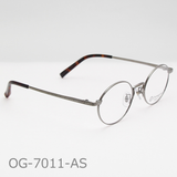 Onimegane®のベーシックフレーム。OG-7011AS(アンティークシルバー)