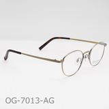 Onimegane®のベーシックフレーム。OG-7013AG(アンティークゴールド)