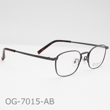 Onimegane®のベーシックフレーム。OG-7015AB(アンティークブラック)