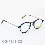 Onimegane®の代表コンビフレーム。OG-7101C2(青緑紫マーブル)限定色
