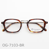 Onimegane®の代表コンビフレーム。OG-7103BR(ブラウン)
