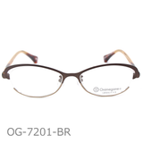 Onimegane®の女性人気フレーム。OG-7201BR(ブラウン)