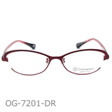 Onimegane®の女性人気フレーム。OG-7201DR(ダークレッド)