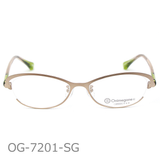 Onimegane®の女性人気フレーム。OG-7201SG(シャンパンゴールド)
