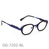 Onimegane®の個性派フレーム。OG-7202BL(ブルー)