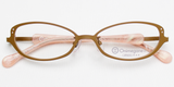 Onimegane®の代表ベーシックフレーム。OG-7203LBR(ライトブラウン)