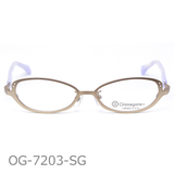 Onimegane®の代表ベーシックフレーム。OG-7203SG(シャンパンゴールド)
