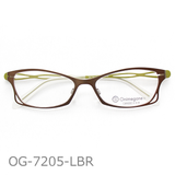 Onimegane®の軽量フレーム。OG-7205LBR(ライトブラウン)