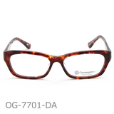 Onimegane®のセルロイドフレーム。OG-7701DA(デミアンバー)