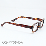 Onimegane®のセルロイドフレーム。OG-7705DA(デミアンバー)