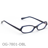 Onimegane®のアセテートフレーム。OG-7801DBL(ダークブルー)