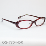 Onimegane®のアセテートフレーム。OG-7804DR(ダークレッド) クリングス