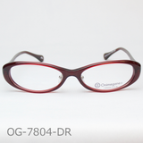 Onimegane®のアセテートフレーム。OG-7804DR(ダークレッド) クリングス