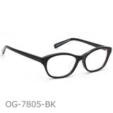 Onimegane®のアセテートフレーム。OG-7805BK(ブラック)