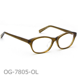 Onimegane®のアセテートフレーム。OG-7805OL(オリーブ)