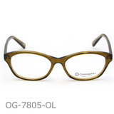 Onimegane®のアセテートフレーム。OG-7805OL(オリーブ)