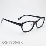Onimegane®のアセテートフレーム。OG-7806BK(ブラック) クリングス