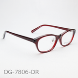 Onimegane®のアセテートフレーム。OG-7806DR(ダークレッド) クリングス