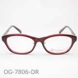 Onimegane®のアセテートフレーム。OG-7806DR(ダークレッド) クリングス