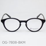 Onimegane®のアセテートフレーム。OG-7808BKM(ブラックマット) つやなし