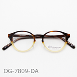 Onimegane®のアセテートフレーム。OG-7809DA(デミアンバー)