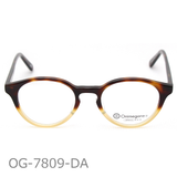 Onimegane®のアセテートフレーム。OG-7809DA(デミアンバー)