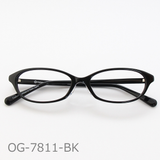 Onimegane®のアセテートフレーム。OG-7811BK(ブラック)
