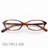 Onimegane®のアセテートフレーム。OG-7811DA(デミアンバー)