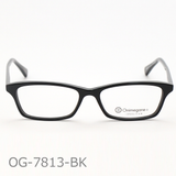 Onimegane®のアセテートフレーム。OG-7813BK(ブラック)