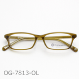 Onimegane®のアセテートフレーム。OG-7813OL(オリーブ)