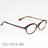PADMA IMAGE×Onimegane®コラボフレーム。OG-7815BR(ブラウン)
