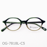Onimegane®のPD狭めの方向けフレーム。OG-7818LC5(グリーンササツートン)限定色