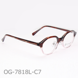 Onimegane®のPD狭めの方向けフレーム。OG-7818LC7(レッドササツートン)限定色