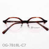 Onimegane®のPD狭めの方向けフレーム。OG-7818LC7(レッドササツートン)限定色