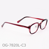 Onimegane®のPD狭めの方向けフレーム。OG-7820LC3(レッドササ)限定色