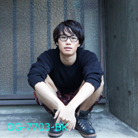 Onimegane®のセルロイドフレーム。OG-7703BK(ブラック）つやあり