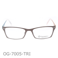 Onimegane®の超軽量スクエアフレーム。OG-7005TRI(トリコカラー）