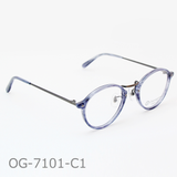 Onimegane®の代表コンビフレーム。OG-7101C1(ブルーグレーササ）限定色