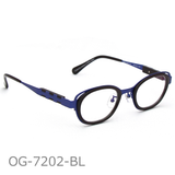 Onimegane®の個性派フレーム。OG-7202BL(ブルー）