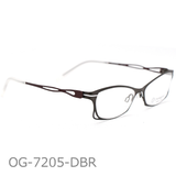 Onimegane®の軽量フレーム。OG-7205DBR(ダークブラウン）
