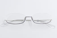 Onimegane®の人気アンダーリム。花飾りなしOG-7208PT(プラチナ）