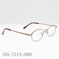 Onimegane®の人気フレーム。OG-7215ABR(アンティークブラウン）