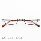 Onimegane®の人気フレーム。OG-7221DGY(ダークグレー）