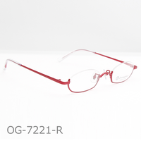 Onimegane®の人気フレーム。OG-7221R(レッド）